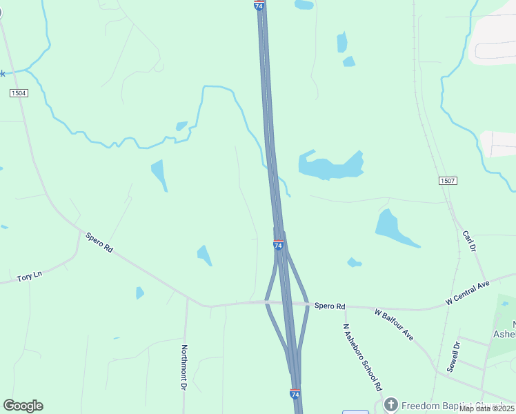 map of restaurants, bars, coffee shops, grocery stores, and more near 2471 Lamb Country Road in Asheboro
