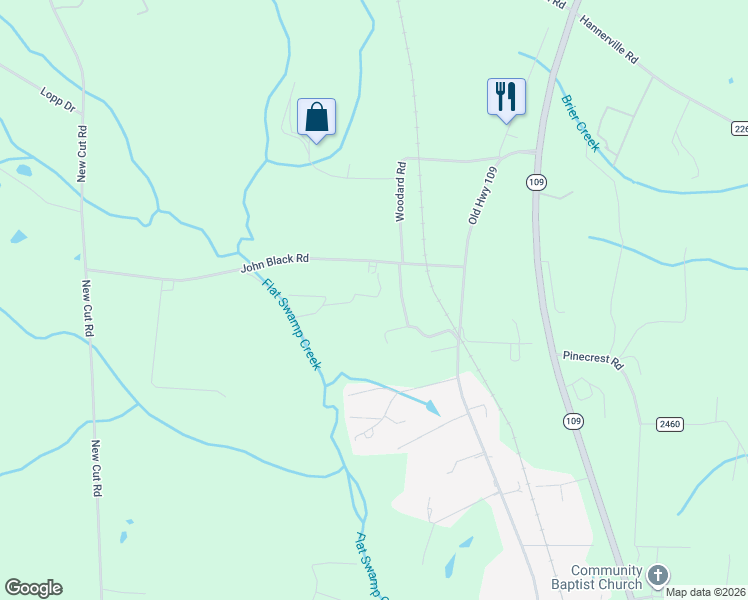 map of restaurants, bars, coffee shops, grocery stores, and more near 846 John Black Road in Lexington