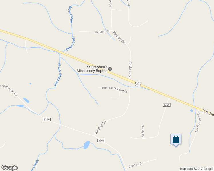 map of restaurants, bars, coffee shops, grocery stores, and more near 288 Briar Creek Estates in Thomasville