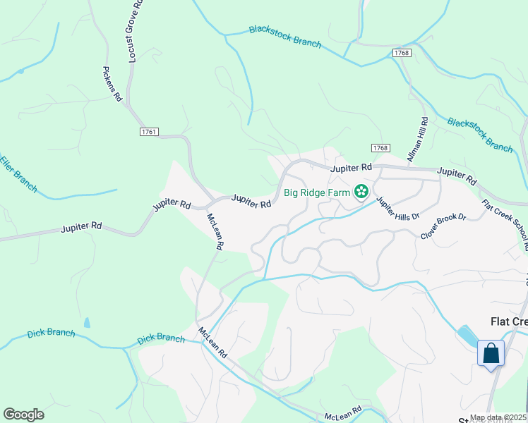 map of restaurants, bars, coffee shops, grocery stores, and more near 272 Jupiter Road in Weaverville