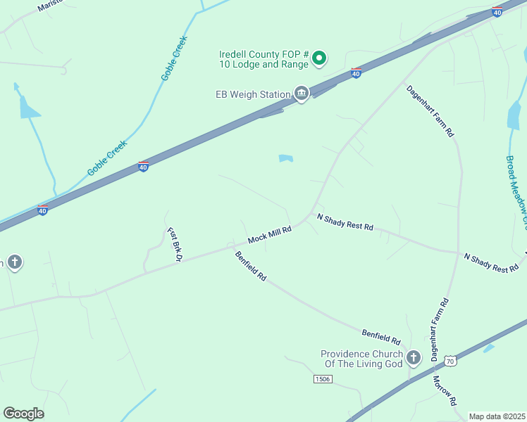 map of restaurants, bars, coffee shops, grocery stores, and more near 131 Stewart Acres Drive in Statesville