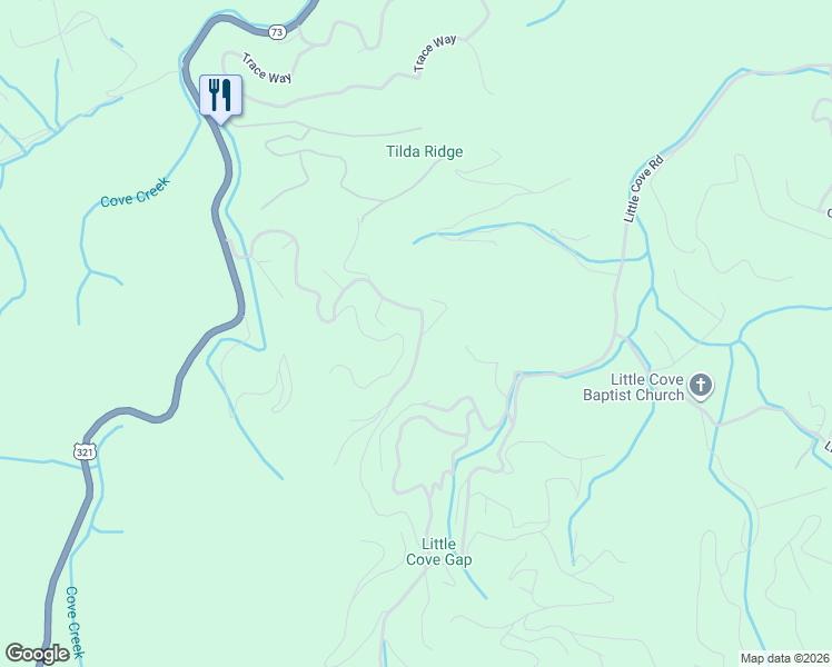 map of restaurants, bars, coffee shops, grocery stores, and more near 3308 Lonesome Pine Way in Sevierville