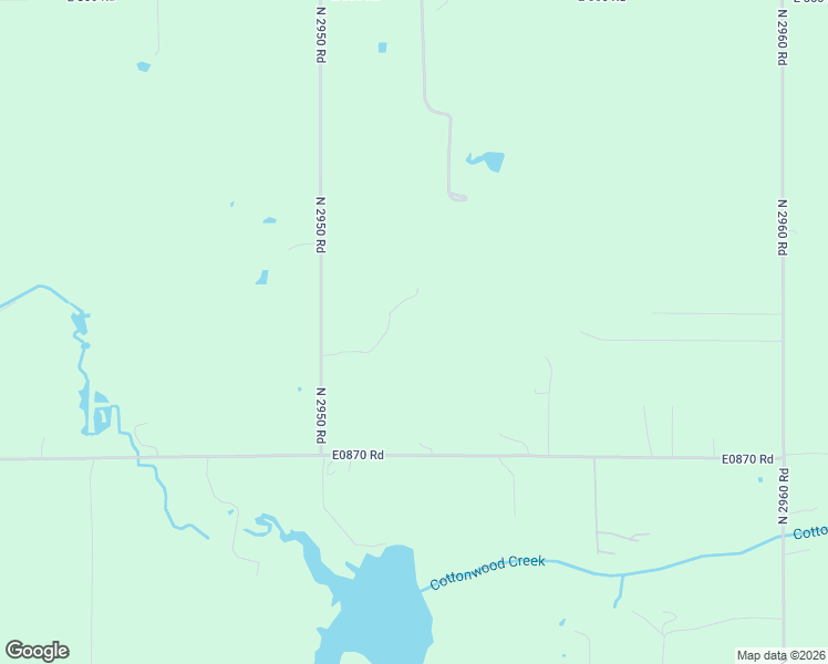 map of restaurants, bars, coffee shops, grocery stores, and more near 26162 East 868 Road in Cashion