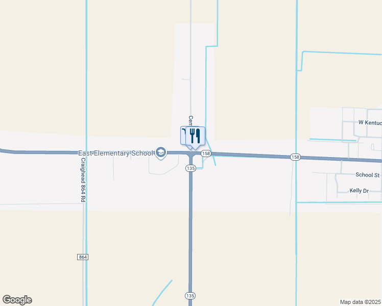 map of restaurants, bars, coffee shops, grocery stores, and more near West State Street in Caraway