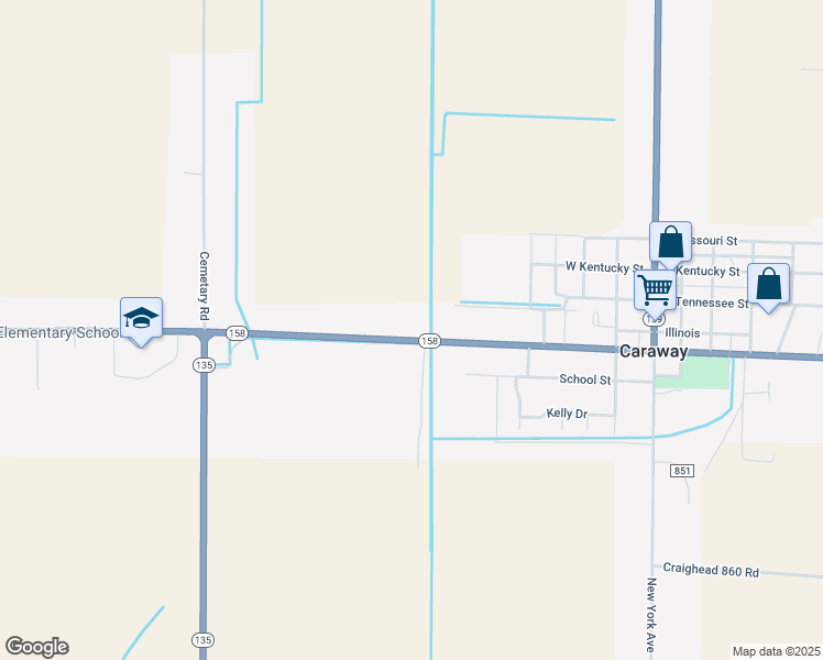 map of restaurants, bars, coffee shops, grocery stores, and more near 317-333 West State Street in Caraway