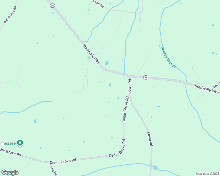 map of restaurants, bars, coffee shops, grocery stores, and more near 8670 Bradyville Pike in Murfreesboro