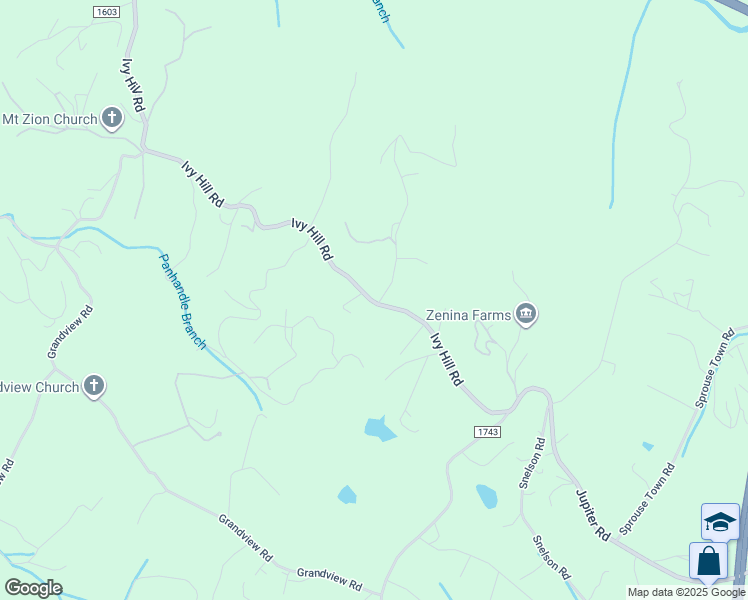 map of restaurants, bars, coffee shops, grocery stores, and more near 1 Collins Road in Marshall