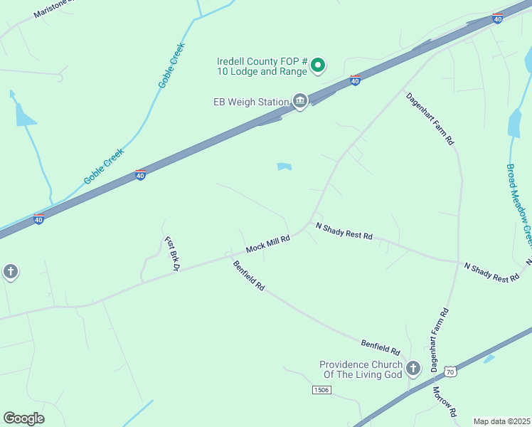 map of restaurants, bars, coffee shops, grocery stores, and more near 131 Stewart Acres Drive in Statesville