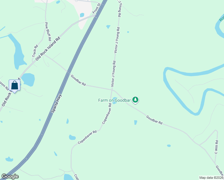 map of restaurants, bars, coffee shops, grocery stores, and more near 648 Goodbar Road in Rock Island