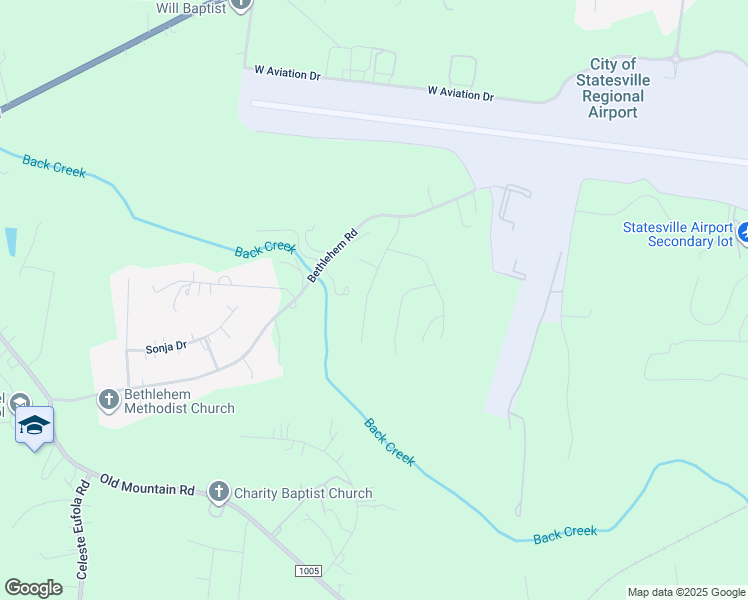 map of restaurants, bars, coffee shops, grocery stores, and more near 155 Greenwich Drive in Statesville