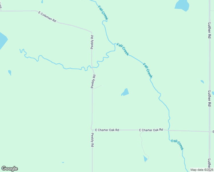 map of restaurants, bars, coffee shops, grocery stores, and more near 11500 Peebly Road in Luther