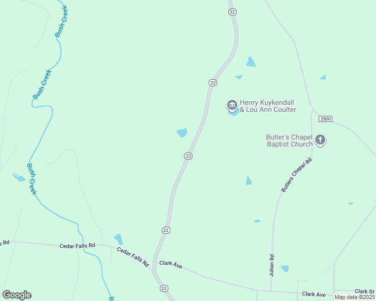 map of restaurants, bars, coffee shops, grocery stores, and more near 2487 North Carolina 22 in Franklinville