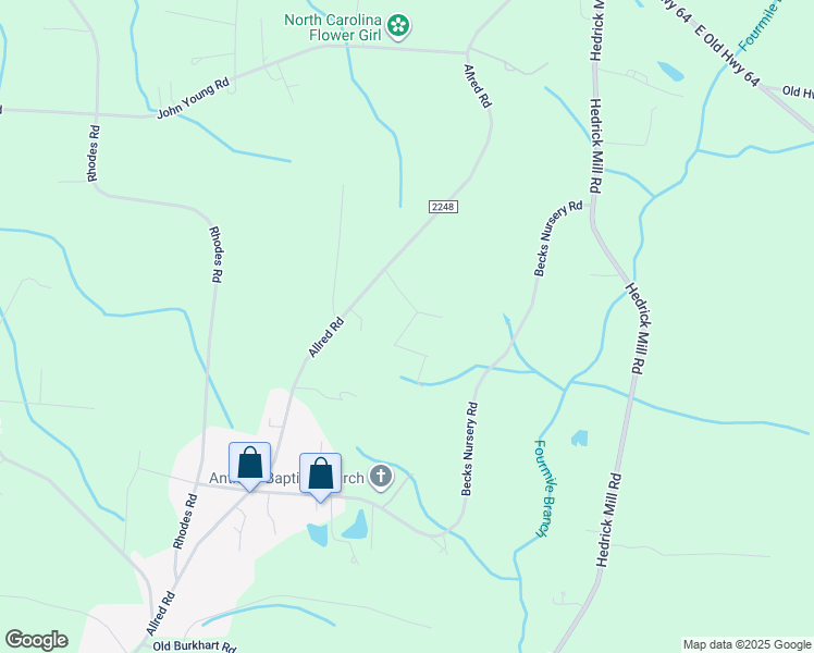 map of restaurants, bars, coffee shops, grocery stores, and more near Olive Street in Davidson County