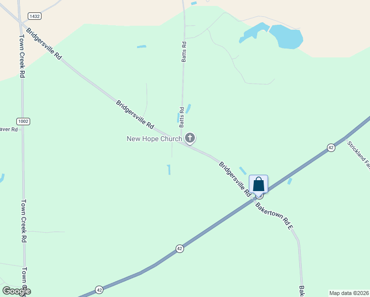 map of restaurants, bars, coffee shops, grocery stores, and more near 7200-7208 Bridgersville Road in Macclesfield