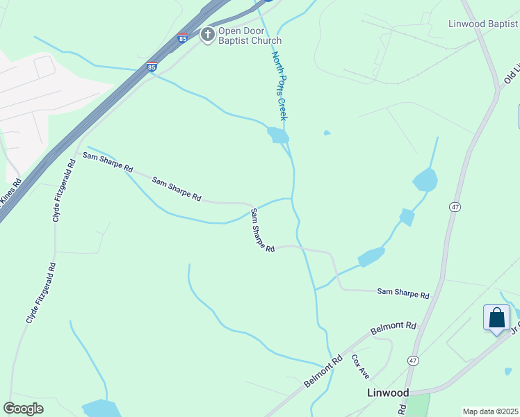 map of restaurants, bars, coffee shops, grocery stores, and more near 775 Sam Sharpe Road in Linwood