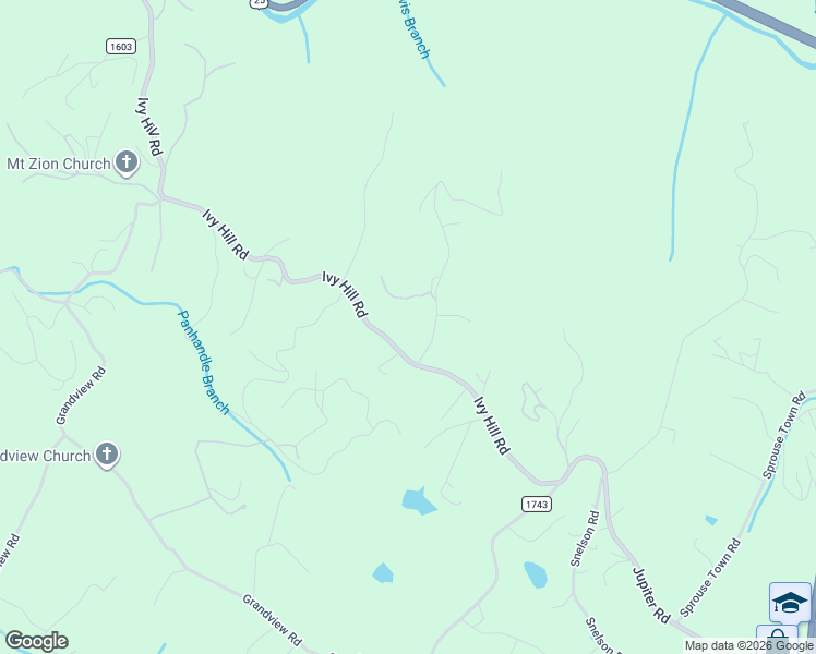 map of restaurants, bars, coffee shops, grocery stores, and more near 1645 Ivy Hill Road in Marshall
