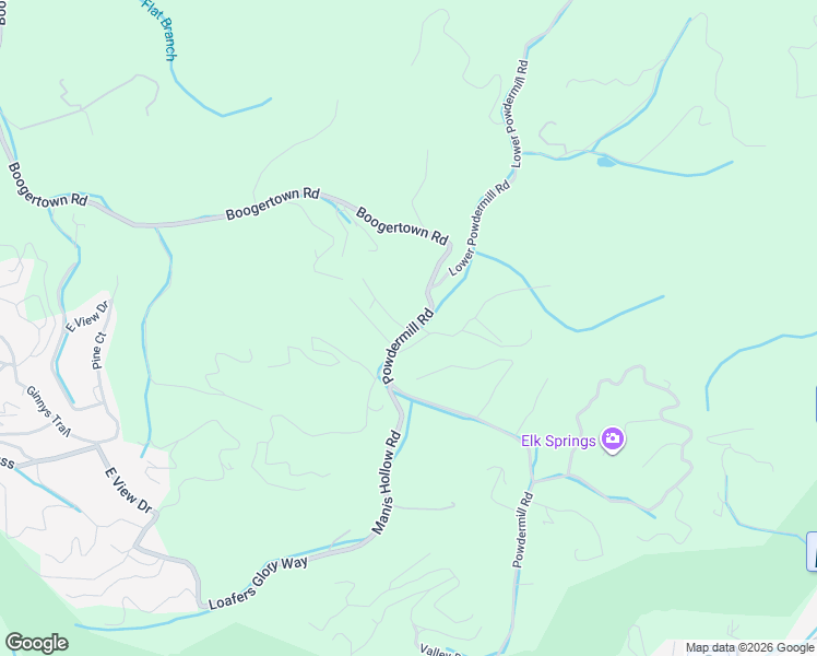 map of restaurants, bars, coffee shops, grocery stores, and more near 4316 Blue Bird Lane in Gatlinburg