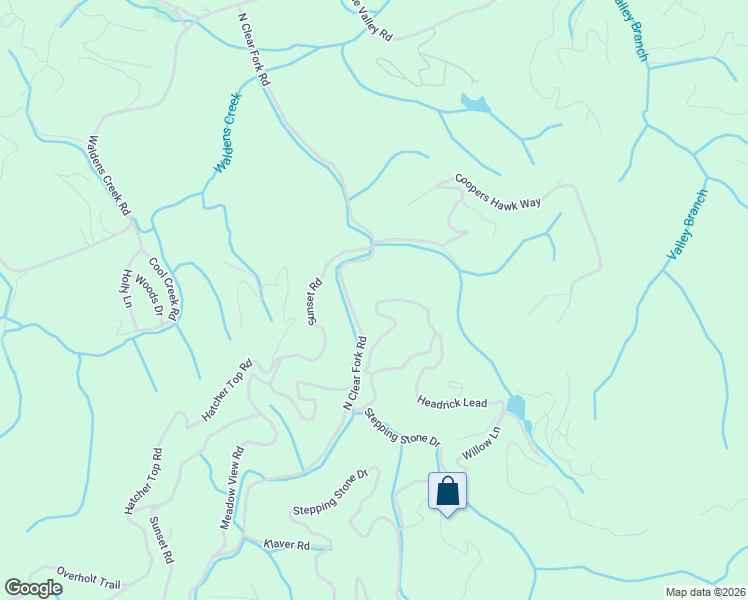 map of restaurants, bars, coffee shops, grocery stores, and more near 2321 High Top Loop in Sevierville