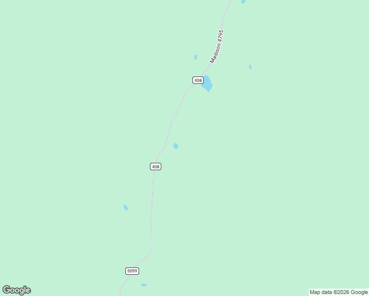 map of restaurants, bars, coffee shops, grocery stores, and more near 8249 County Road 5099 in Pettigrew