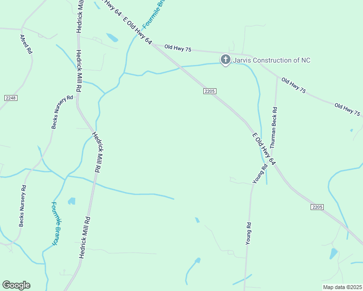 map of restaurants, bars, coffee shops, grocery stores, and more near East Old Highway 64 in Lexington