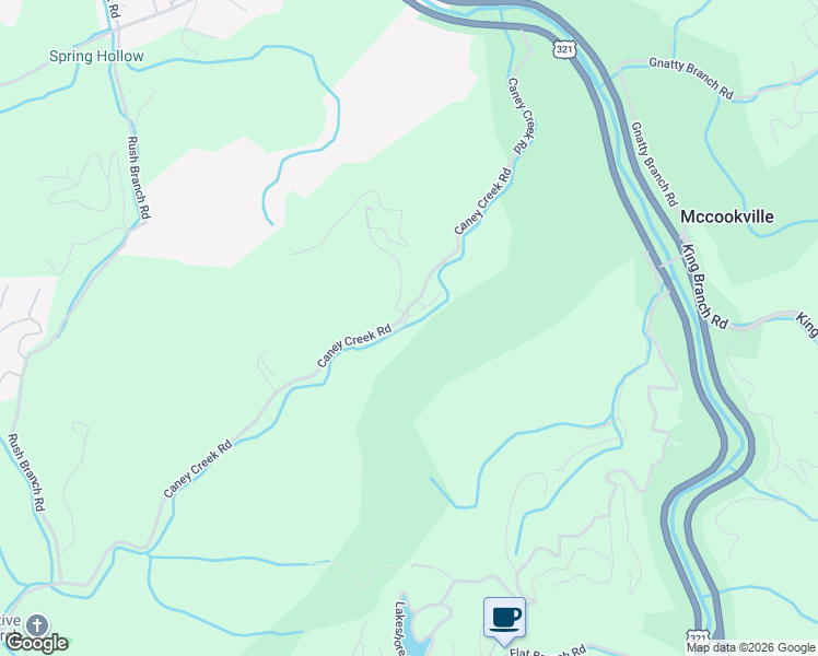 map of restaurants, bars, coffee shops, grocery stores, and more near 331 Caney Creek Road in Pigeon Forge