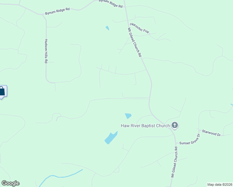 map of restaurants, bars, coffee shops, grocery stores, and more near 312 Redgate Road in Pittsboro