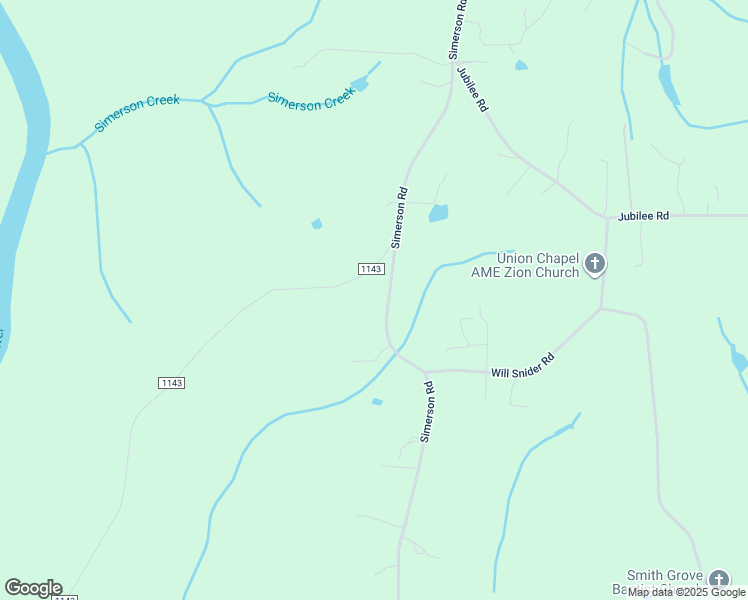 map of restaurants, bars, coffee shops, grocery stores, and more near 2204 Simerson Road in Linwood