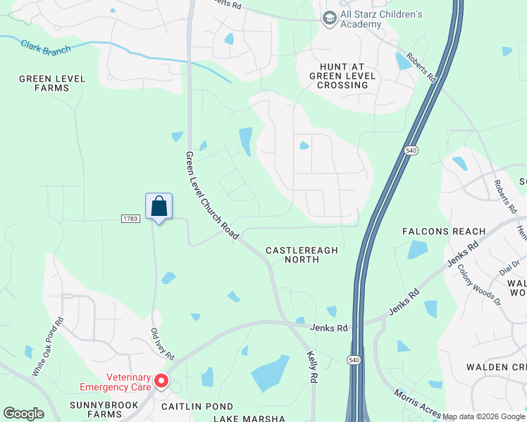 map of restaurants, bars, coffee shops, grocery stores, and more near 513 Parlier Drive in Apex