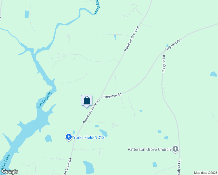 map of restaurants, bars, coffee shops, grocery stores, and more near 1379 Patterson Grove Road in Ramseur