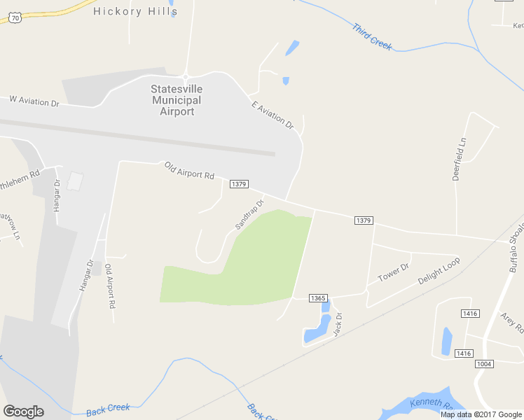 map of restaurants, bars, coffee shops, grocery stores, and more near 113 Sandtrap Drive in Statesville