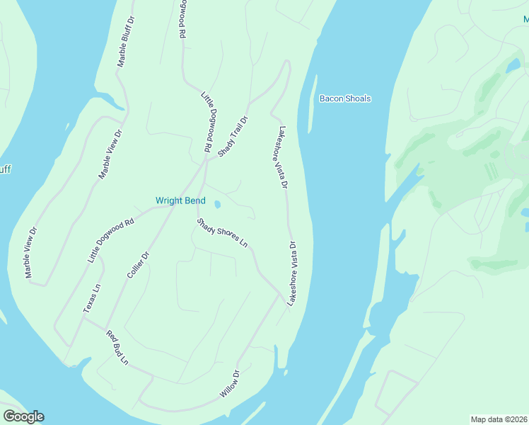 map of restaurants, bars, coffee shops, grocery stores, and more near 141 Shady Shores Lane in Kingston