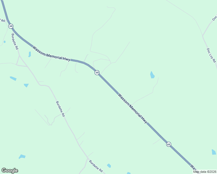 map of restaurants, bars, coffee shops, grocery stores, and more near 6776 Wassom Memorial Highway in Rhea