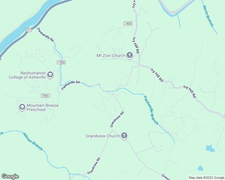 map of restaurants, bars, coffee shops, grocery stores, and more near 302 Grandview Road in Marshall