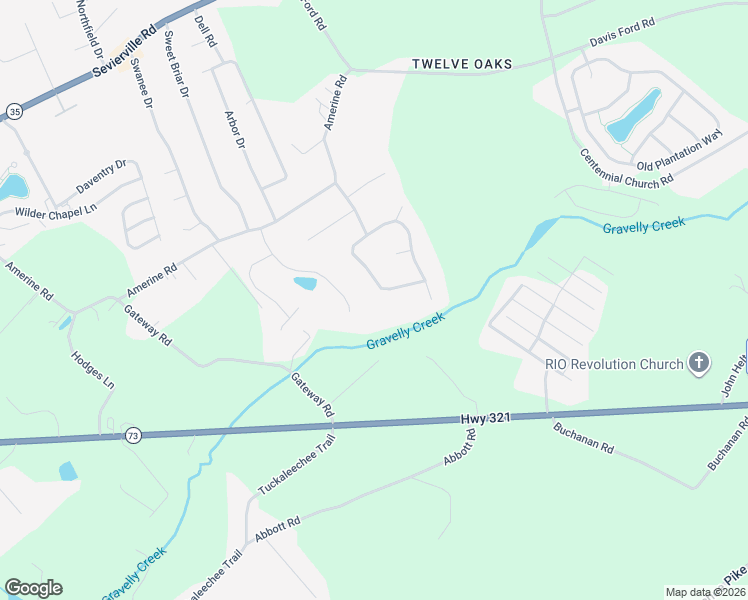 map of restaurants, bars, coffee shops, grocery stores, and more near 715 Periwinkle Lane in Maryville