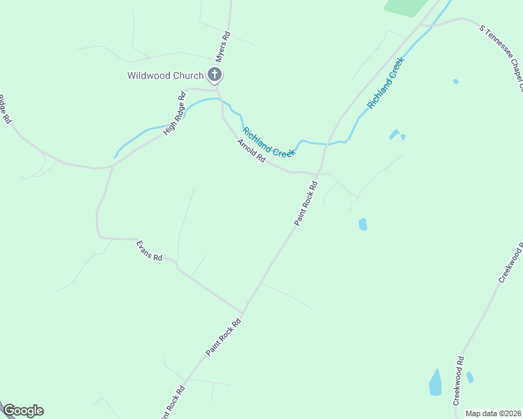 map of restaurants, bars, coffee shops, grocery stores, and more near 365 Paint Rock Road in Kingston