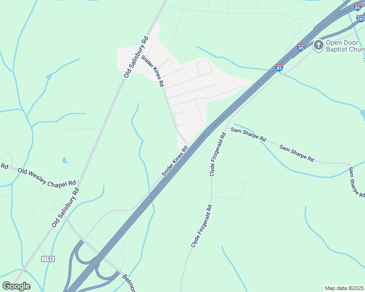 map of restaurants, bars, coffee shops, grocery stores, and more near 584 Snider Kines Road in Linwood