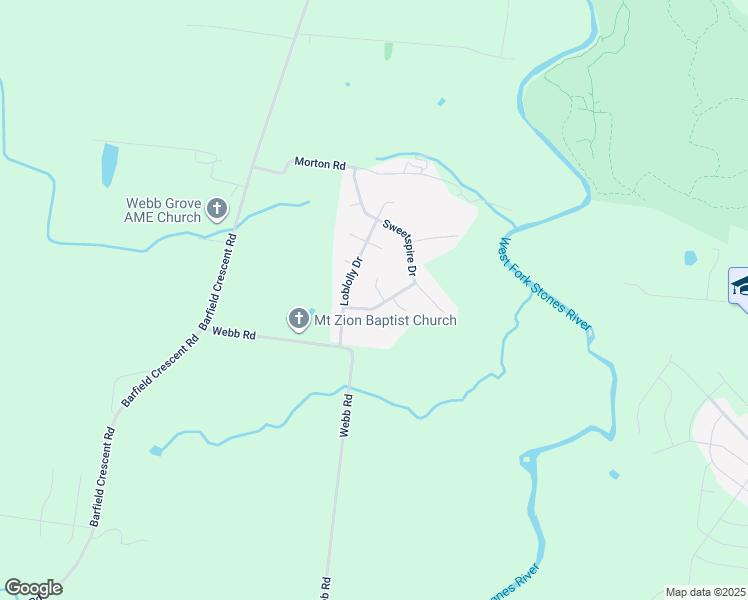 map of restaurants, bars, coffee shops, grocery stores, and more near 509 Serviceberry Drive in Murfreesboro