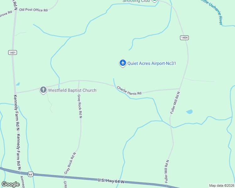 map of restaurants, bars, coffee shops, grocery stores, and more near 6457 Charlie Harris Road in Trinity
