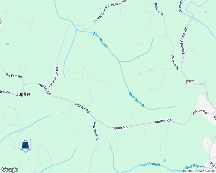map of restaurants, bars, coffee shops, grocery stores, and more near 50 Hensley Road in Weaverville