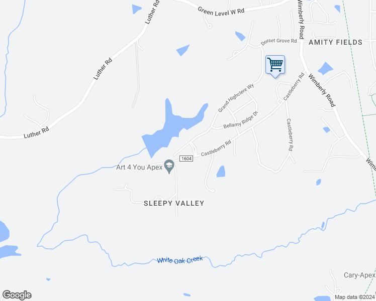 map of restaurants, bars, coffee shops, grocery stores, and more near 459 Grand Highclere Way in Apex