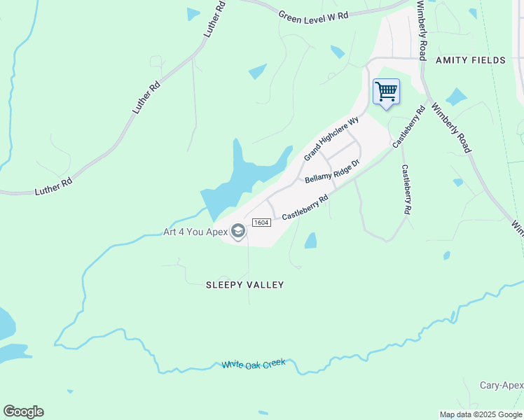 map of restaurants, bars, coffee shops, grocery stores, and more near 459 Grand Highclere Way in Apex