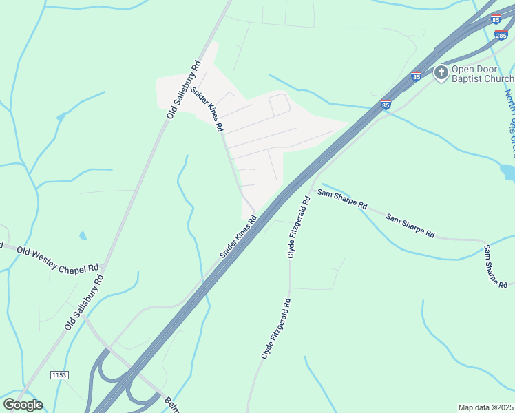 map of restaurants, bars, coffee shops, grocery stores, and more near 584 Snider Kines Road in Linwood