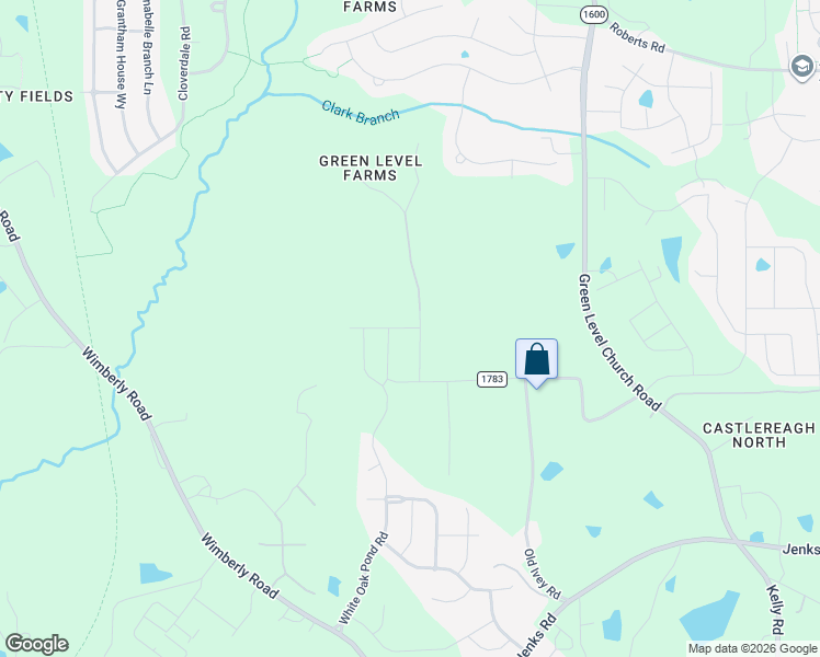 map of restaurants, bars, coffee shops, grocery stores, and more near 1104 White Oak Creek Drive in Apex