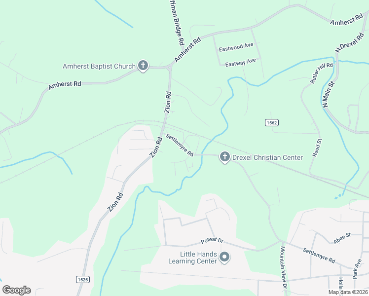 map of restaurants, bars, coffee shops, grocery stores, and more near 618 Settlemyre Road in Morganton