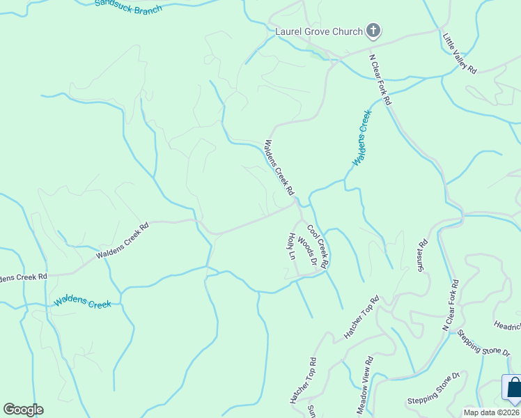 map of restaurants, bars, coffee shops, grocery stores, and more near 2630 Waldens Creek Road in Sevierville