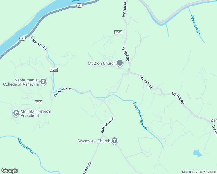 map of restaurants, bars, coffee shops, grocery stores, and more near 102 Grandview Road in Marshall