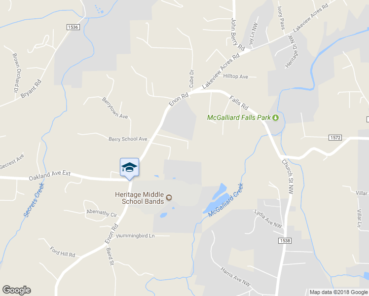 map of restaurants, bars, coffee shops, grocery stores, and more near 4540 Sojourner Rd in Valdese