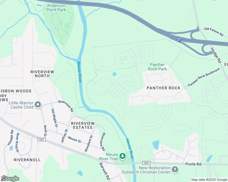 map of restaurants, bars, coffee shops, grocery stores, and more near 1452 Jay Road in Knightdale