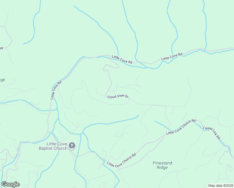 map of restaurants, bars, coffee shops, grocery stores, and more near 2547 Cloud View Drive in Sevierville