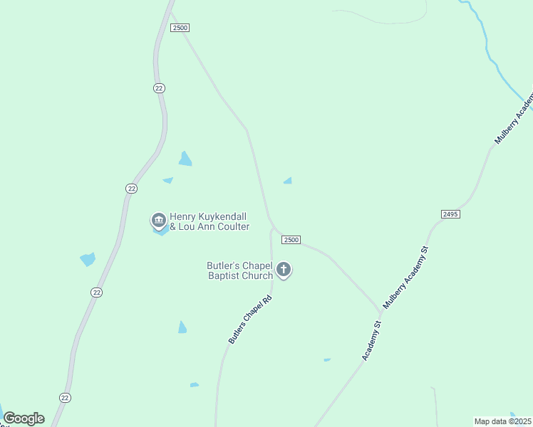 map of restaurants, bars, coffee shops, grocery stores, and more near 1423 Academy Street in Franklinville